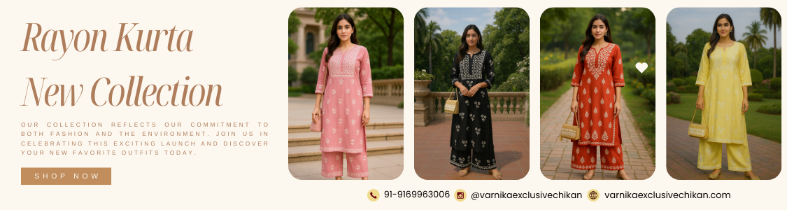 Rayon kurta Stiched sets