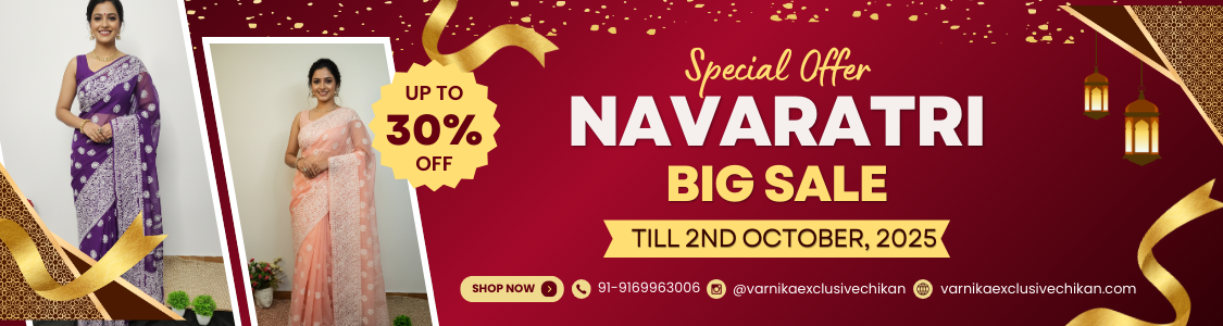 Chikankari Sarees – Hand Embroidered Elegance from Lucknow