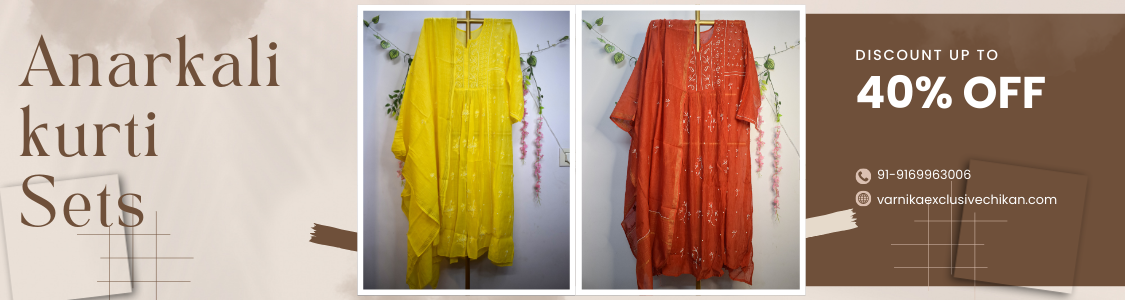 Chikankari Anarkalis – Festive & Bridal Wear